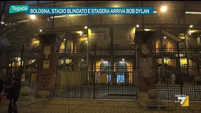 Bologna, stadio blindato e stasera arriva Bob Dylan