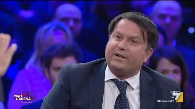Massimo Giletti si confronta in studio con Giuseppe Milazzo, Capogruppo FI all'ARS
