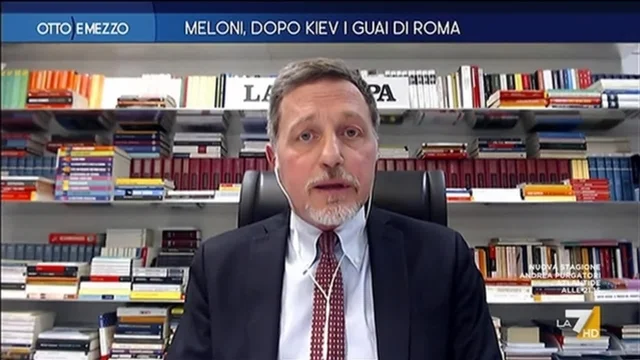 Meloni, dopo Kiev i guai di Roma - Otto e Mezzo - Puntata del 22/2/2023