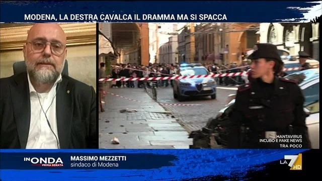 Auto sulla folla a Modena, il sindaco Mezzetti: “Quattro feriti gravi, ore decisive per la sopravvivenza”