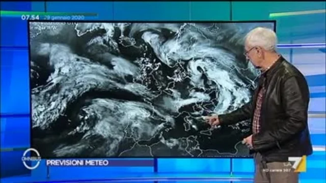 Le previsioni meteo del 29/01/2020