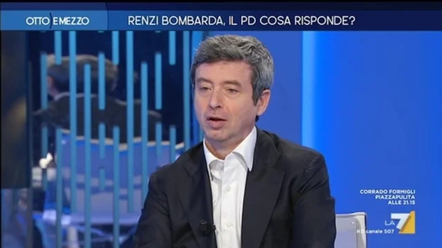Renzi bombarda, il PD cosa risponde? - Otto e Mezzo, 28/01/2021