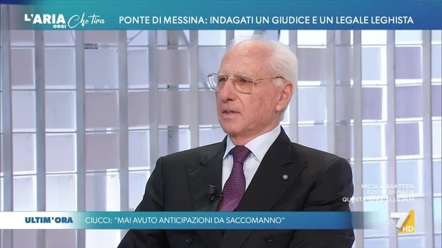 Ponte sullo Stretto, Ciucci rompe il silenzio sulle indagini per corruzione: "Siamo estranei all'inchiesta"