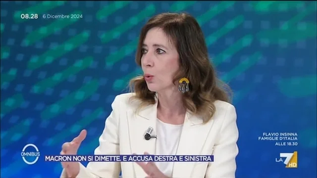 Macron non si dimette - Omnibus, 06/12/2024