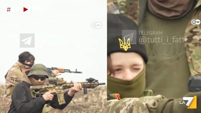 In Ucraina bambini di 10 anni addestrati all’uso delle armi