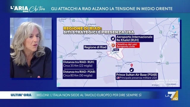 Attacco a Riad, Giovanna Botteri: "La debolezza di Trump è su più fronti e ha bisogno di chiudere il fronte con Putin"