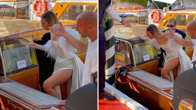 Venezia, Angela Caloisi perde l’anello di diamanti nel canale: il video è virale