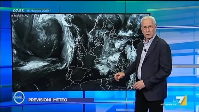Le previsioni del tempo del 15 maggio