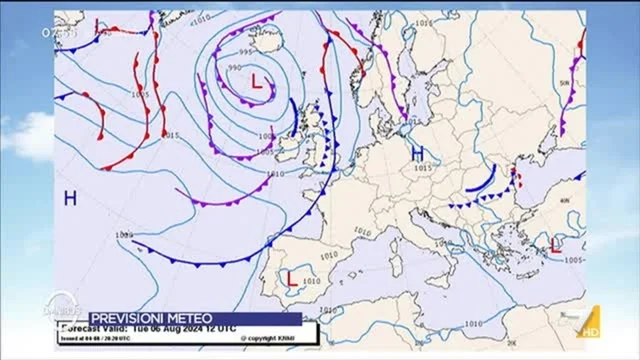Meteo LA7 - 6/8/2024