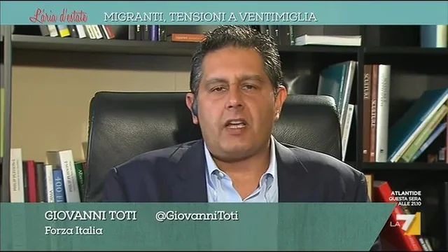 Toti: 'Espulsioni per risolvere Ventimiglia'