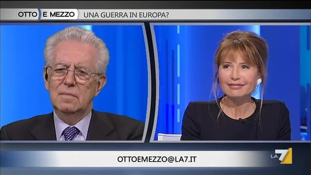 Mario Monti a Enrico Mentana: la devo lasciare devo passare ad un'altra trasmissione