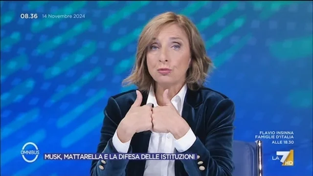 Musk, Mattarella e la difesa delle istituzioni - Omnibus, 14/11/2024