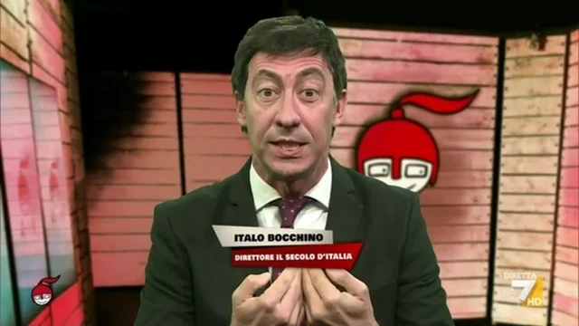 L'intervista a Bocchino secondo Luca e Paolo: "Il consenso sale...come i miei zigomi"