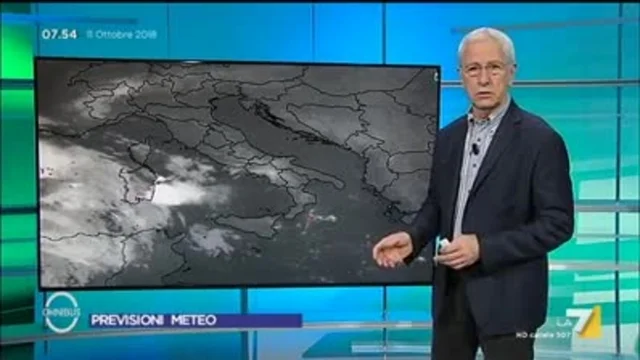 Il meteo del 11 ottobre