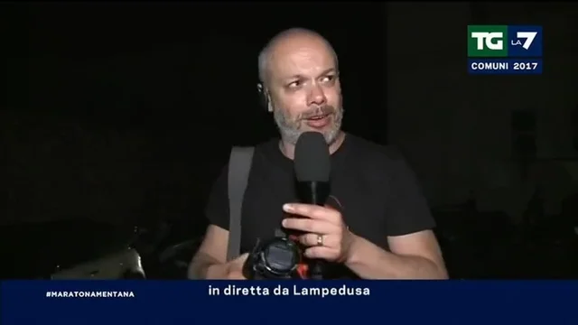 Diego Bianchi da Lampedusa: chiusi i seggi per black out elettrico sull'isola