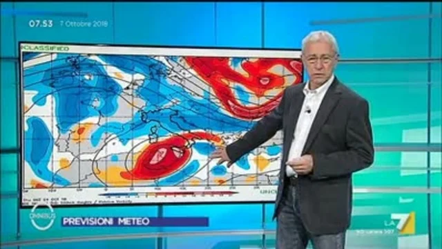 Il meteo del 7 ottobre