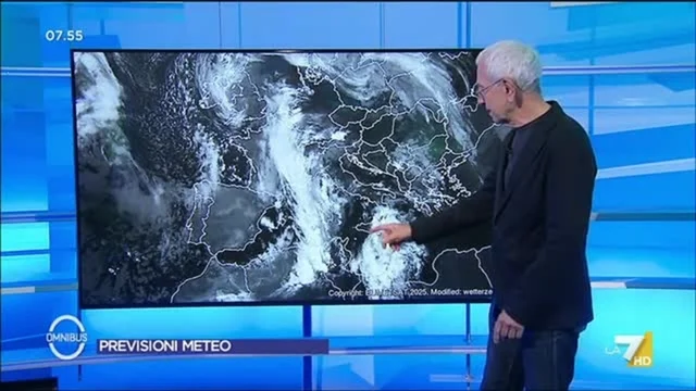 Previsioni Meteo di oggi di Paolo Sottocorona