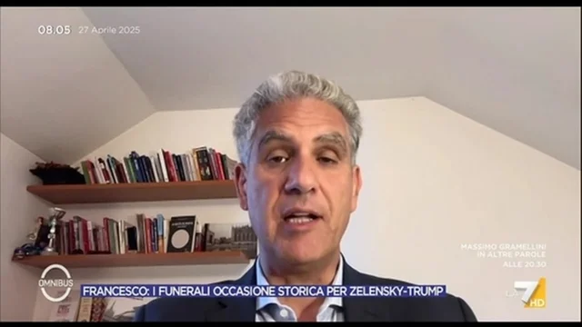 Francesco: i funerali occasione storica per Trump-Zelensky - Omnibus, 27/04/2025