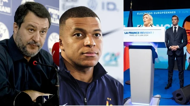 Salvini contro Mbappé: il ministro critica le dichiarazioni del campione francese per esortare al voto
