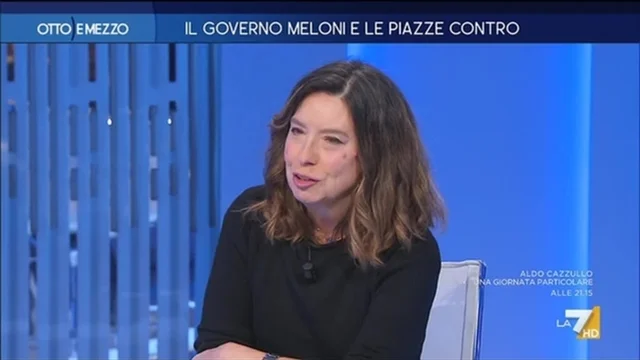 Il governo Meloni e le piazze contro - Otto e Mezzo - 20/11/2024