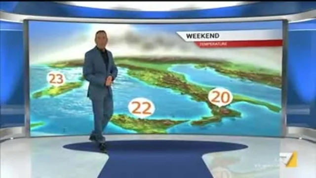 Il meteo della sera