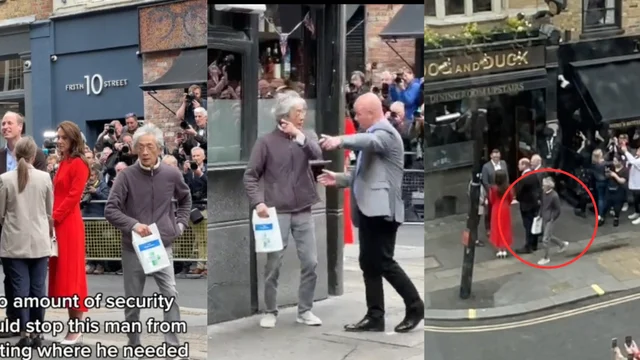 Londra, la strada è bloccata per William e Kate ma spunta un 'imbucato'