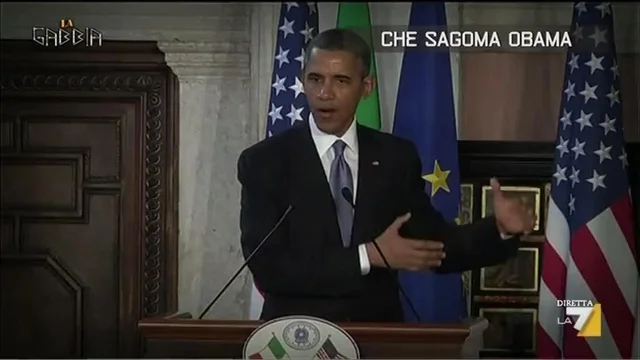 Che sagoma Obama