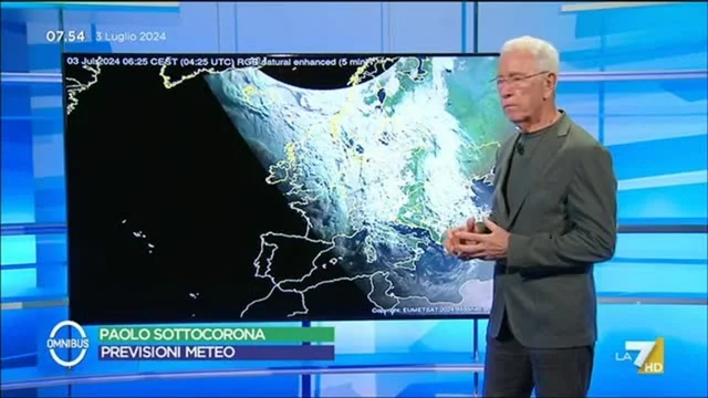 Le previsioni meteo di oggi