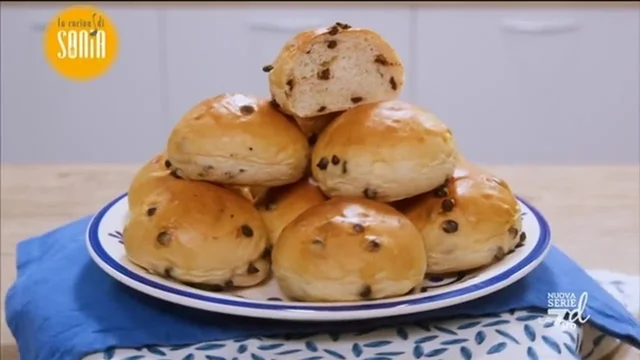 Panini con gocce di cioccolato