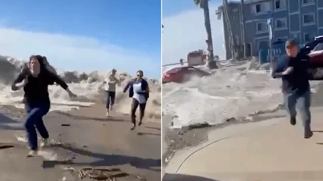 California, onda anomala travolge i turisti. Panico e feriti
