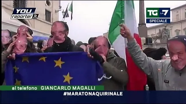 Magalli Presidente.. Flash Mob in piazza