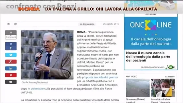 Da D’Alema a Grillo, chi lavora alla spallata