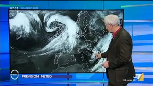Le previsioni del tempo del 13 marzo - Pioggia al Centro-Nord