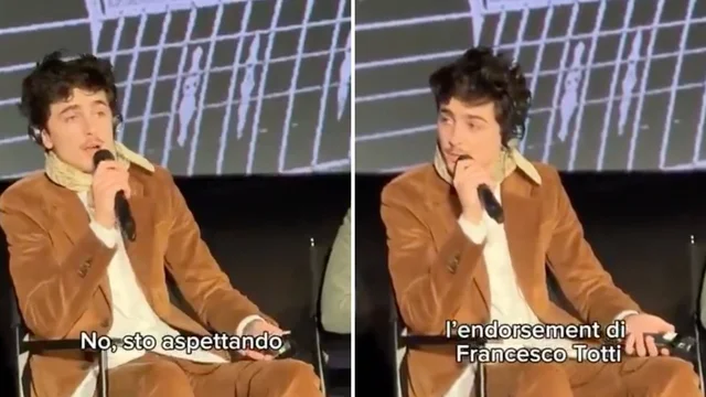 Timothée Chalamet e il nuovo film su Bob Dylan: "Aspetto l'endorsement di Francesco Totti"