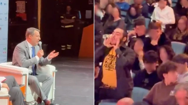 Trento, Salvini contestato dagli attivisti al Festival dell'Economia: "Non avete capito niente della vita"