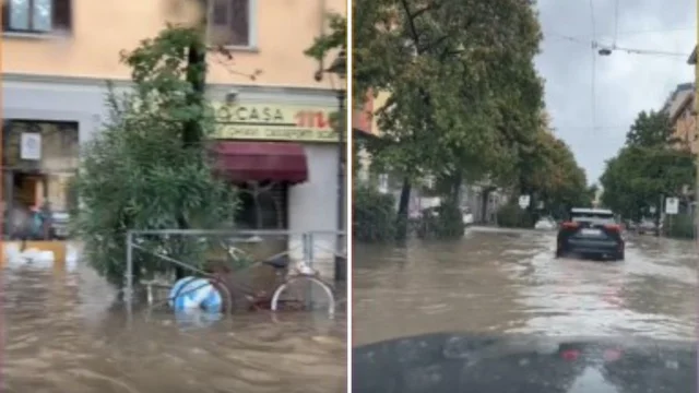 Nubifragio a Milano, strade allagate: "Sembra Venezia...": il video