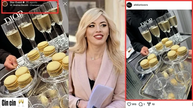 Caso Boccia-Sangiuliano, lei mostra la sua presenza ad eventi, ma le immagini sono di altri utenti