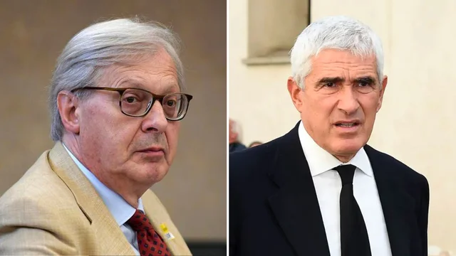 La battuta di Sgarbi contro Casini: "È come una statua"