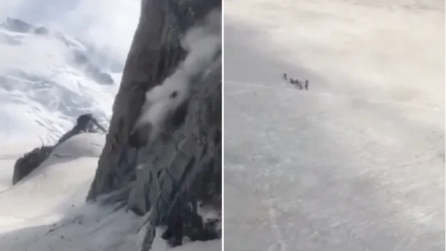 Enorme frana sul Monte Bianco: "Blocchi grandi come case"