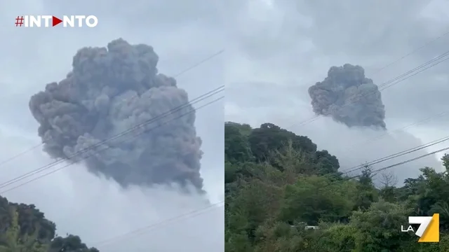 Giappone, dopo l'alluvione a Tokyo erutta il vulcano Sakurajima
