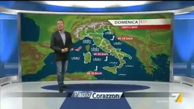 Le previsioni della sera del 9 febbraio