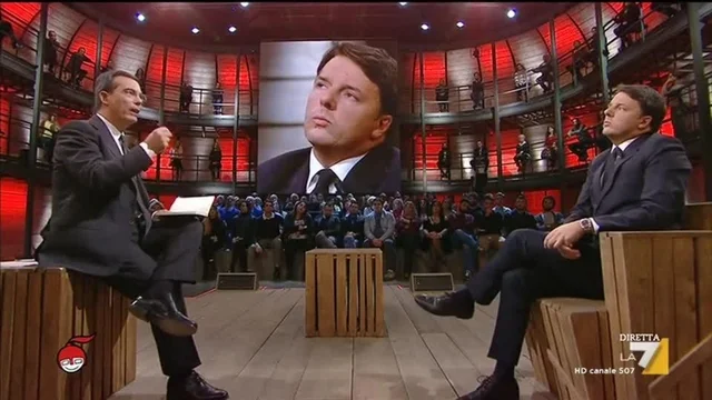 Giovanni Floris intervista Matteo Renzi