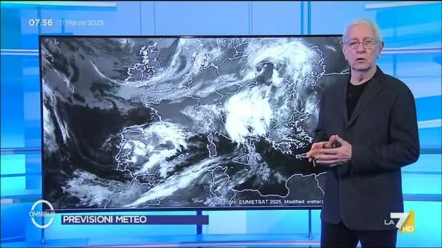 Previsioni Meteo di oggi di Paolo Sottocorona - 11/3/2025
