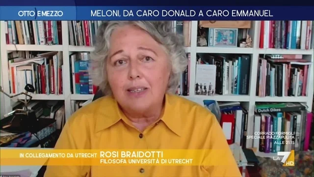 Rosi Braidotti su Trump e Meloni: "Spettacolo infantile, siamo al crollo delle illusioni"