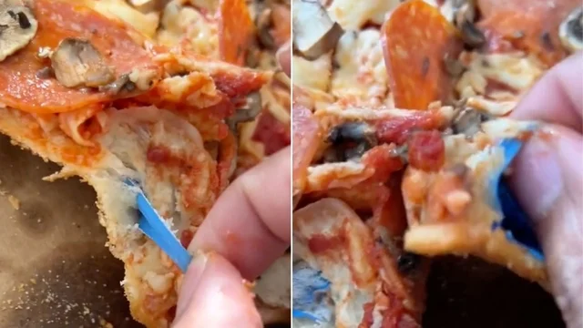 Ordina una pizza ma quello che ci trova dentro è da non credere: il video incredibile dal Canada
