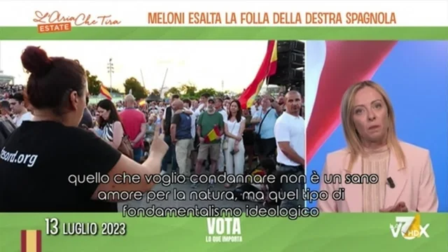 Giorgia Meloni infiamma Vox: "È arrivato il tempo dei patrioti"