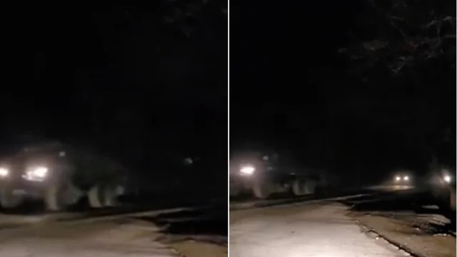 Ucraina, mezzi militari e carri armati russi entrano a Donetsk: le immagini