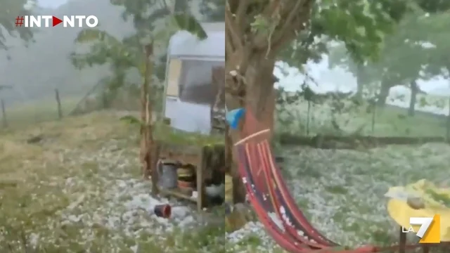Tempesta di grandine devasta il sud-ovest della Francia: strade allagate e auto danneggiate