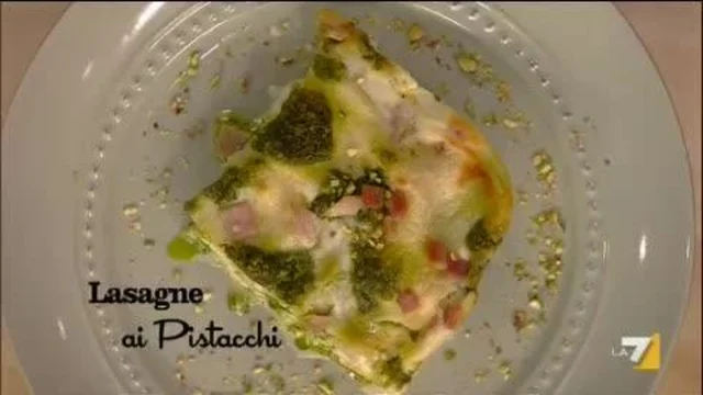 Lasagne Pistacchi e Squacquerone