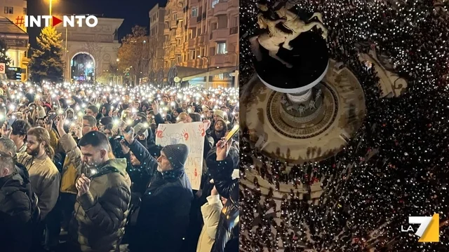 Macedonia del Nord, manifestazione per le vittime dell’incendio in discoteca: "Uccisi dalla corruzione"